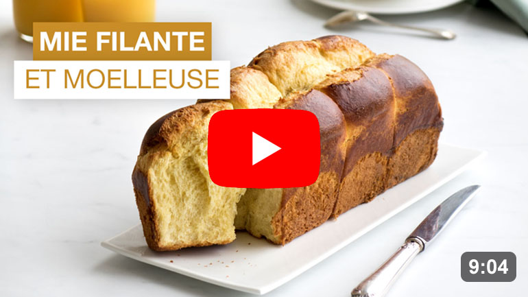 La recette de la vraie brioche de boulanger en vidéo sur youtube